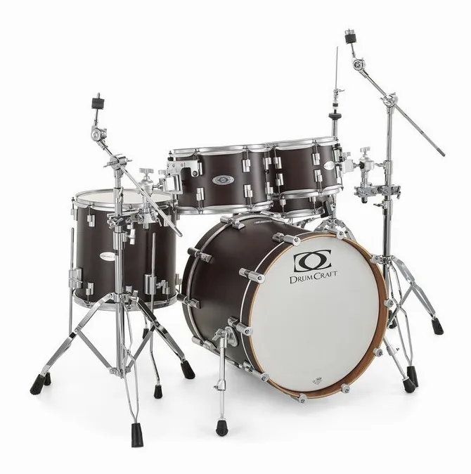 DrumCraft Series 6 Studio Satin Black, dettaglio ravvicinato, photo 3