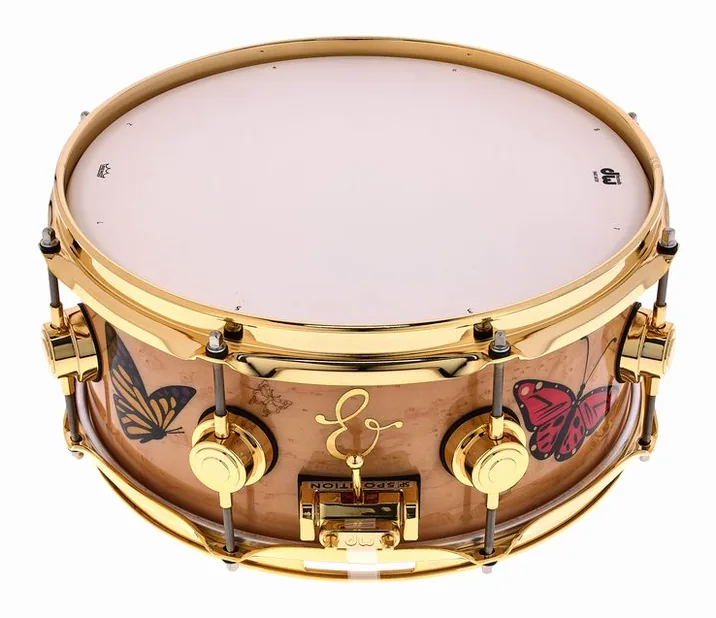DW 13"x5.5" Sheila E. Icon Snare, vista frontale