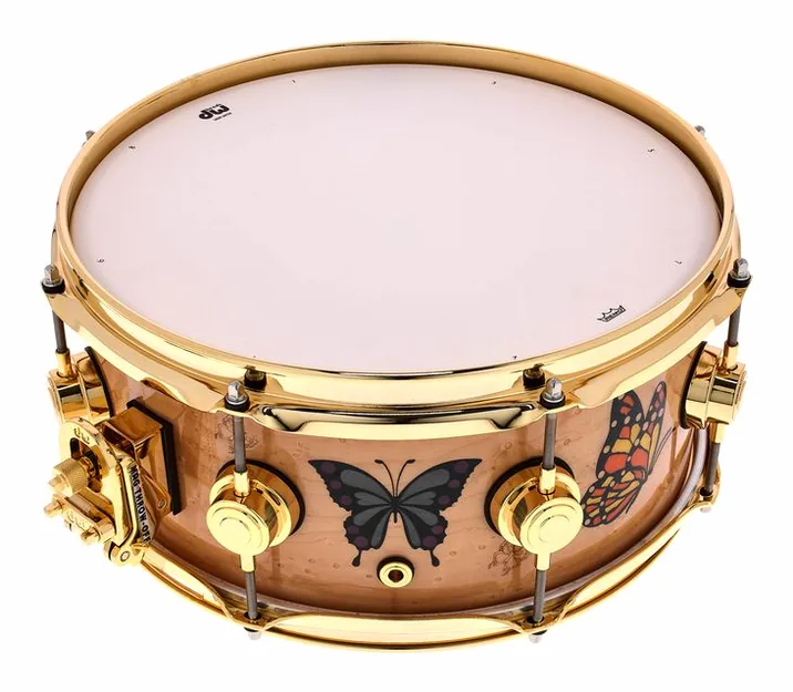 DW 13"x5.5" Sheila E. Icon Snare, vista frontale, photo 3