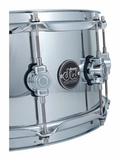 DW 14"x6,5" Performance Steel, su sfondo neutro, photo 4