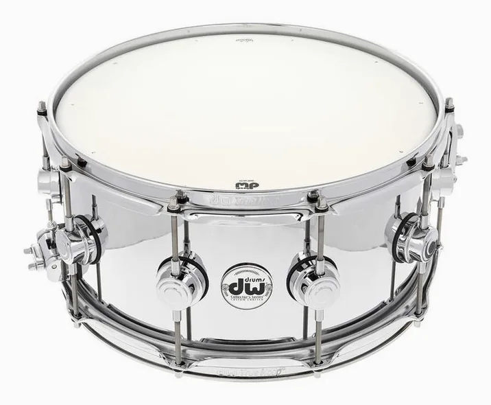 DW 14"x6,5" Steel Snare, vista frontale