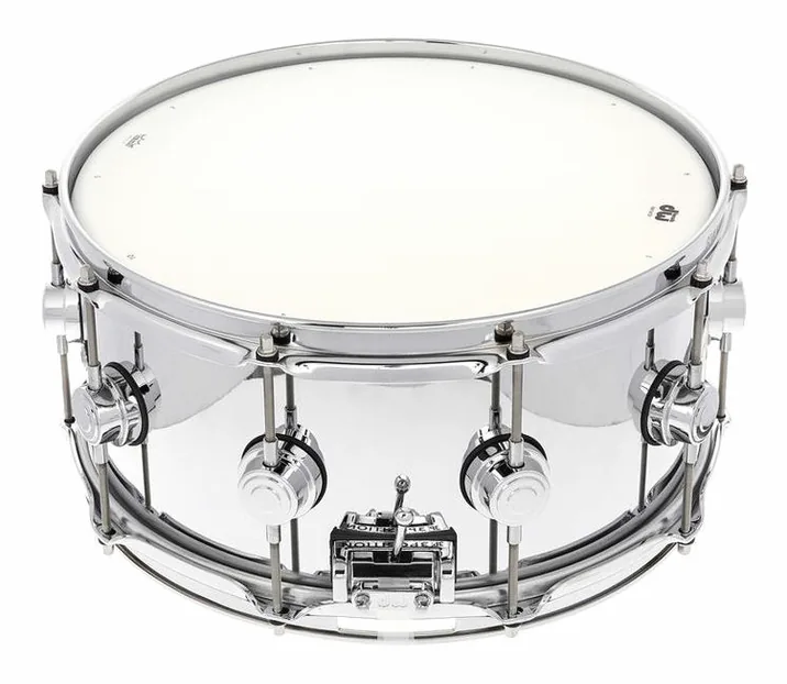 DW 14"x6,5" Steel Snare, vista frontale, photo 2