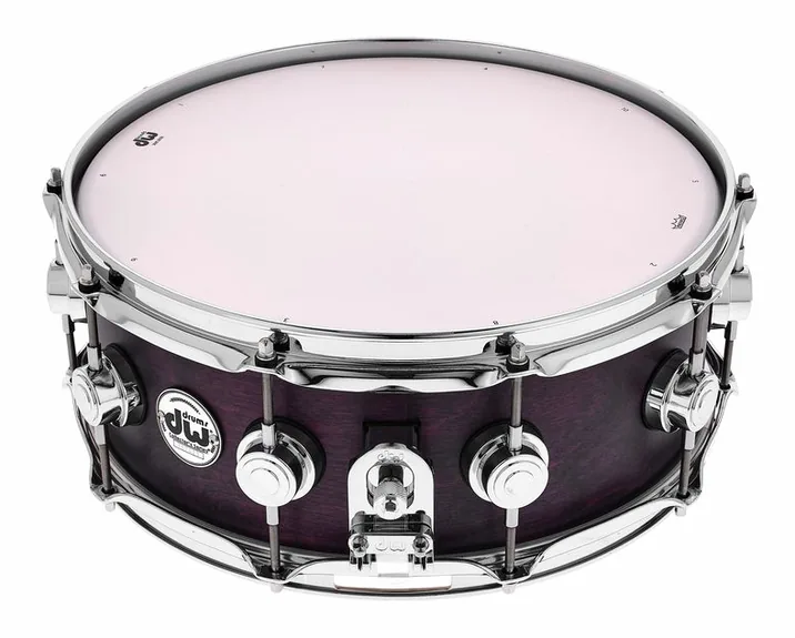 DW 14"x5.5" Birch Lavender Snare, vista dall'alto, photo 2