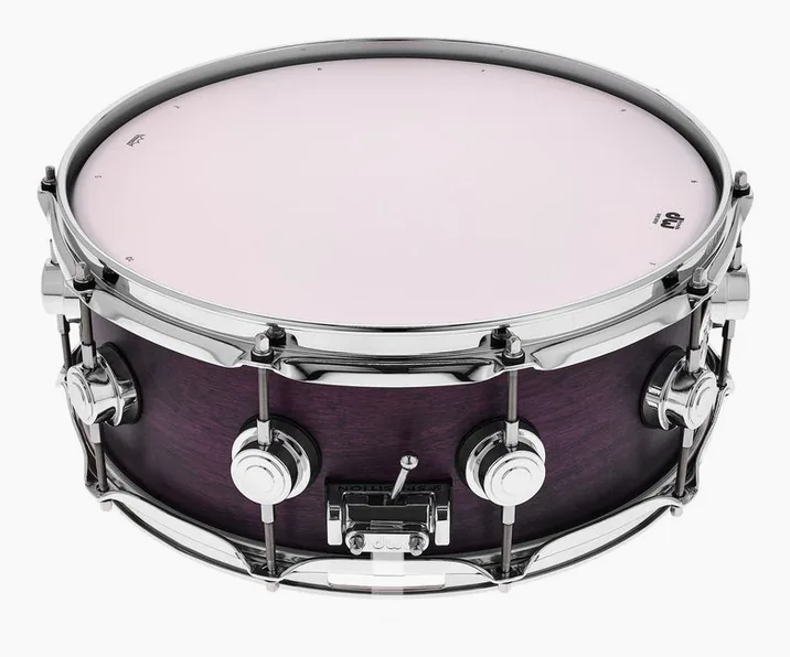 DW 14"x5.5" Birch Lavender Snare, vista di lato, photo 3