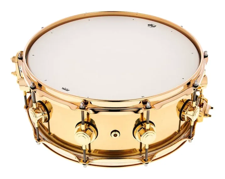 DW 14"x5,5" Brass Snare, dettaglio ravvicinato, photo 4