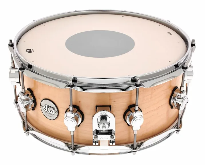 DW 14"x6" Design Satin Nat. Snare, vista dall'alto, photo 3