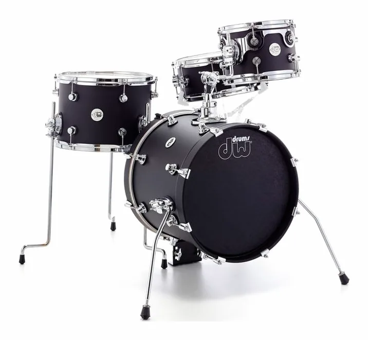 DW Design Mini Pro 16 Satin Black, su sfondo neutro, photo 3