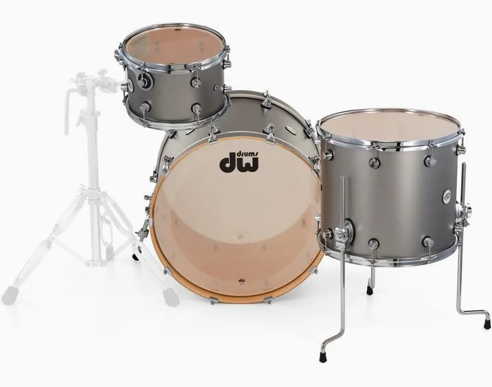 DW Design Titanium Satin 3pcs Kit, vista frontale, photo 4