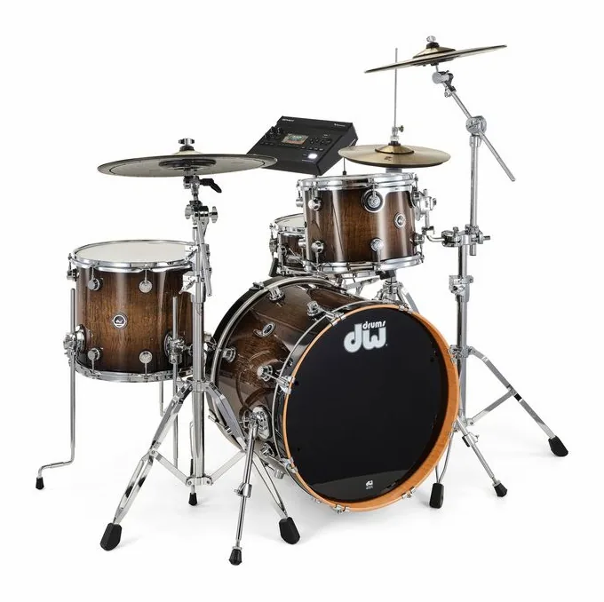DW DWe E33 Drum Kit Exotic ltd., su sfondo neutro, photo 3