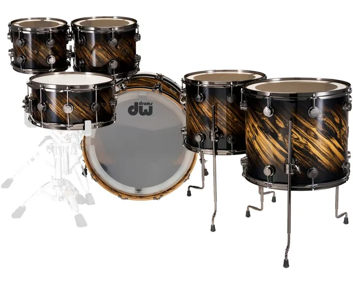 DW Exotic Royal Natural to Black, vista frontale, photo 2