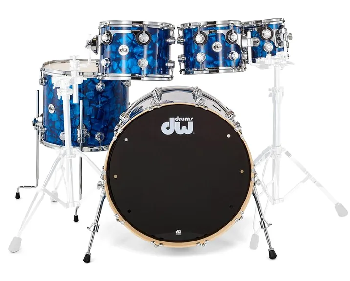 DW Finish Ply Blue Moonstone, vista frontale, photo 2
