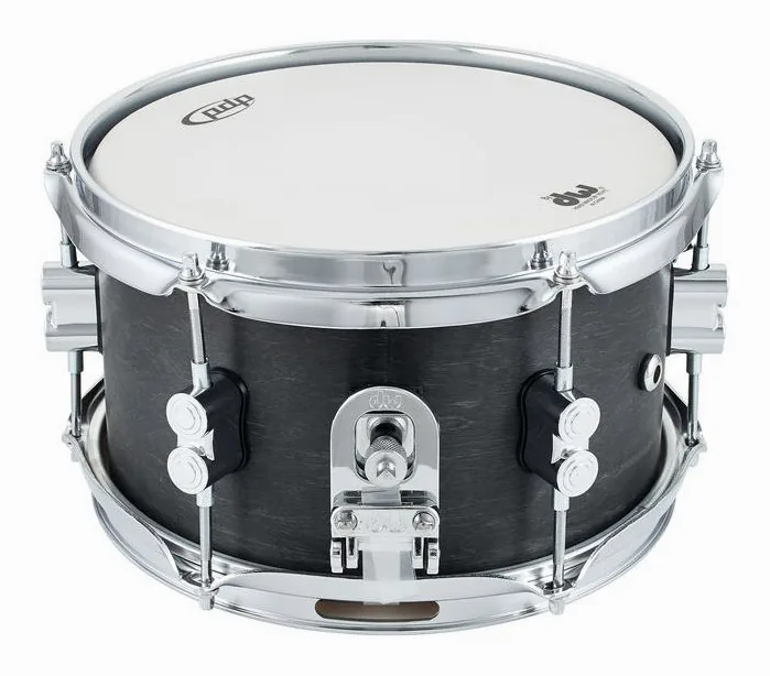 DW PDP 10"x06" Black Wax Snare, vista di tre quarti, photo 2