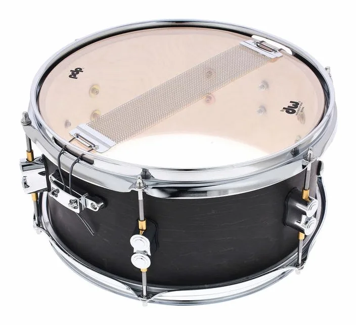 DW PDP 12"x06" Black Wax Snare, vista dall'alto, photo 4