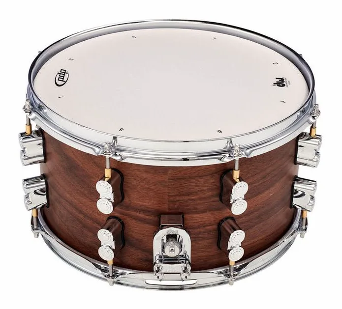 DW PDP 13"x07" Walnut Snare, vista frontale, photo 2