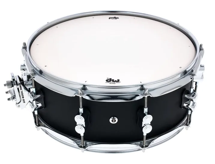 DW PDP 14"x5,5" CM Satin Black, dettaglio ravvicinato, photo 2