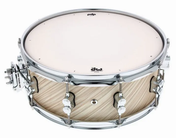 DW PDP 14"x05" CM Twisted Ivory, vista di lato, photo 4