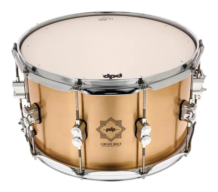 DW PDP 14"x08" Concept Bronze, su sfondo neutro