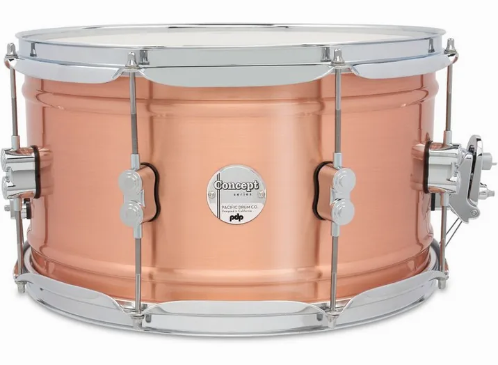 DW PDP 14"x08" Concept Copper, vista frontale