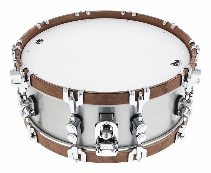 DW PDP 14"x5" Concept Alu Snare, vista di tre quarti, photo 3