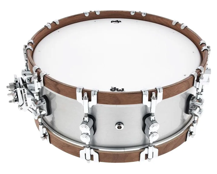 DW PDP 14"x5" Concept Alu Snare, vista di lato, photo 4