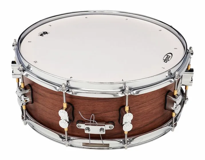 DW PDP 14"x5,5" Walnut Snare, vista dall'alto, photo 3