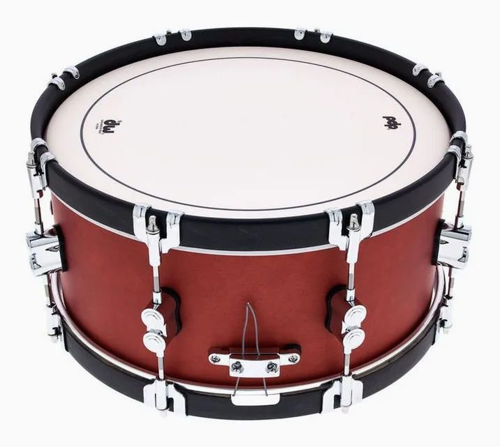 DW PDP 14"x6,5" Ox Blood Snare, vista frontale, photo 2