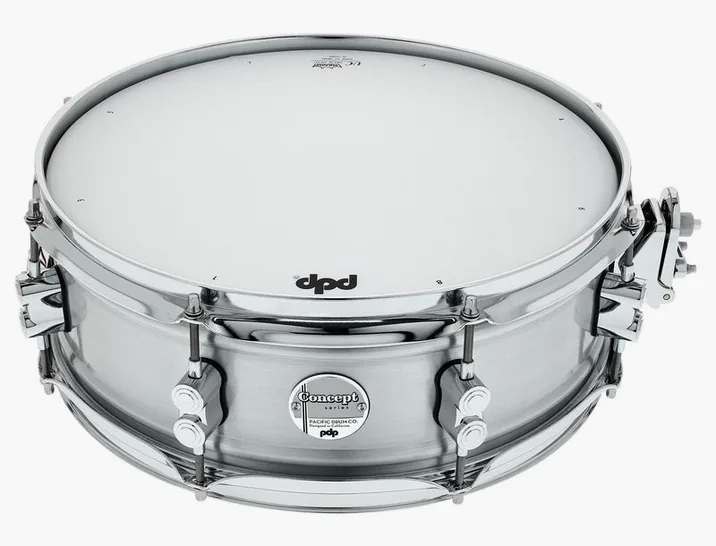 DW PDP 14"x05" Concept Aluminium, dettaglio frontale