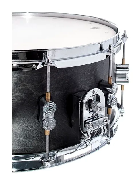 DW PDP 14"x6,5" Black Wax Snare, vista di lato, photo 4