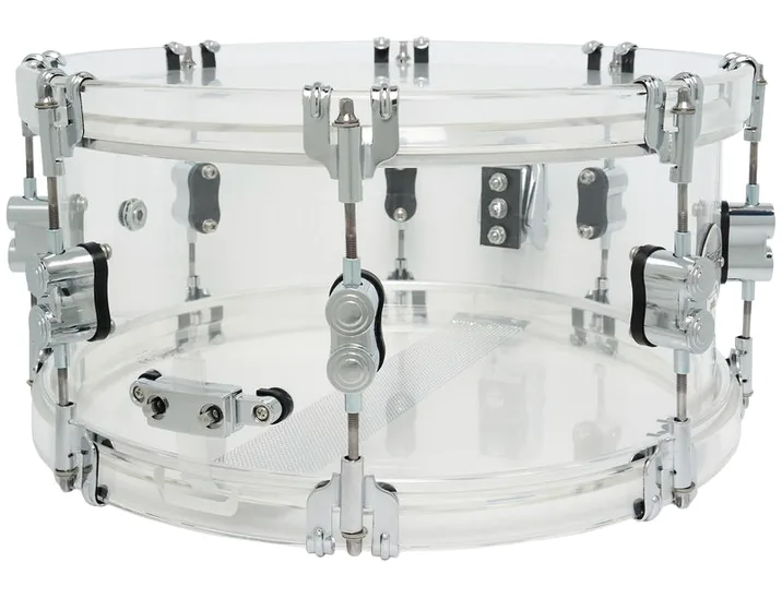 DW PDP 14"x6.5" SN Clear Acrylic, vista di lato, photo 3