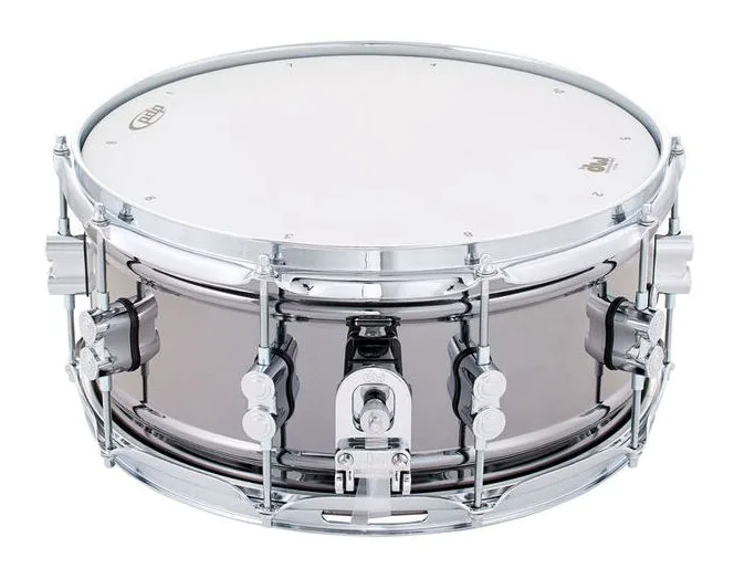 DW PDP 14"x6,5" Steel BN, vista di lato, photo 2