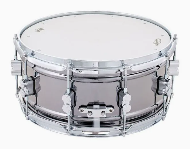 DW PDP 14"x6,5" Steel BN, vista frontale, photo 3