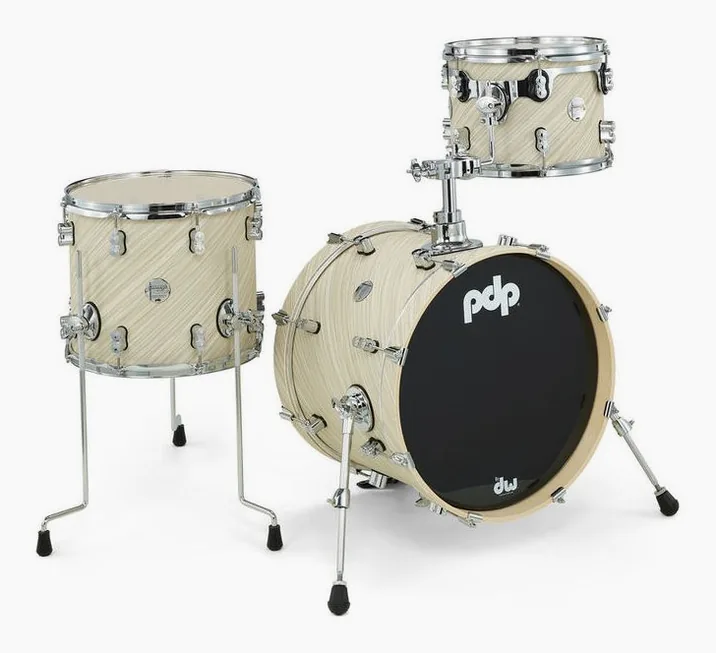 DW PDP CM Bop Twisted Ivory, vista di lato, photo 3