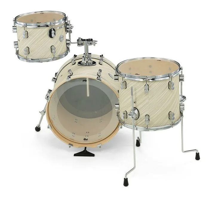 DW PDP CM Bop Twisted Ivory, vista frontale, photo 4