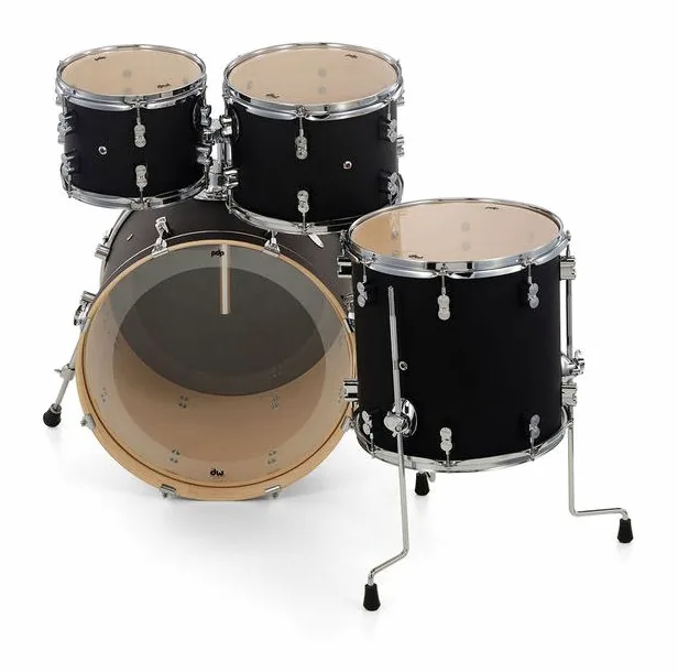 DW PDP CM4 Studio Satin Black, vista di lato, photo 4