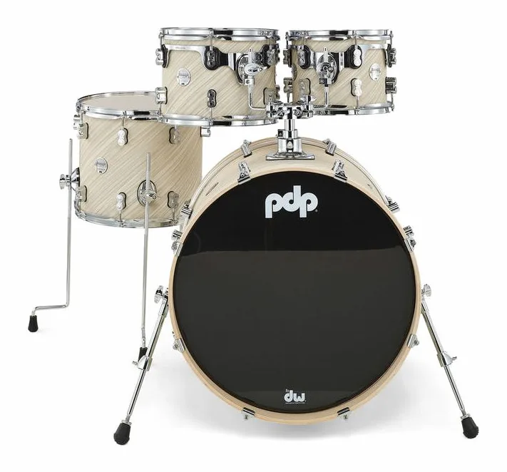 DW PDP CM4 Studio Twisted Ivory, vista di lato, photo 2
