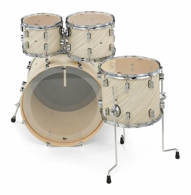 DW PDP CM4 Studio Twisted Ivory, vista frontale, photo 4
