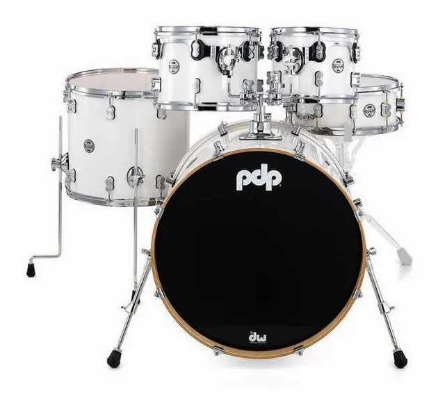 DW PDP CM5 Std. White Shell Kit, vista frontale, photo 2