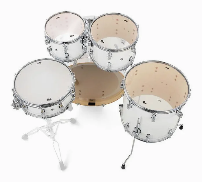 DW PDP CM5 Std. White Shell Kit, vista di tre quarti, photo 4