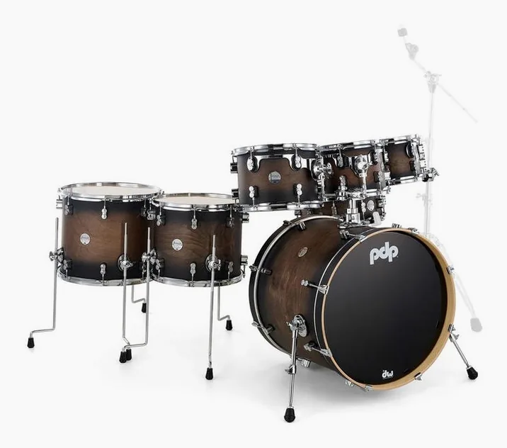 DW PDP CM7 Satin Charcoal B., vista di tre quarti, photo 3