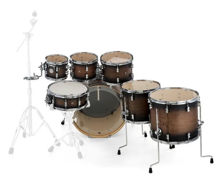 DW PDP CM7 Satin Charcoal B., vista di tre quarti, photo 4