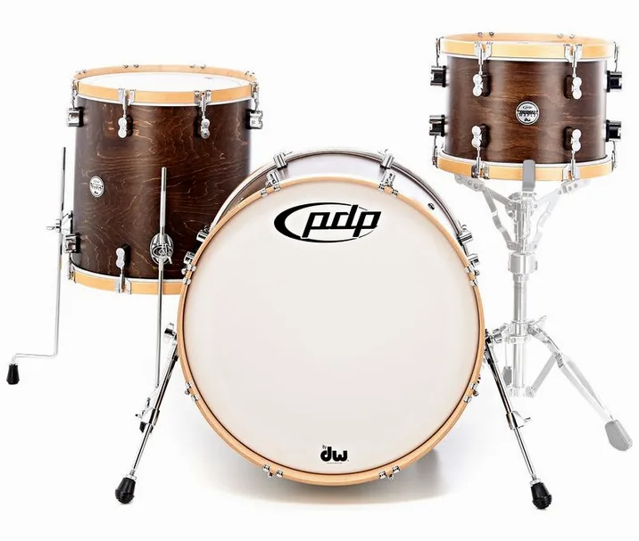 DW PDP Concept Classic 22 Walnut, vista di tre quarti, photo 2