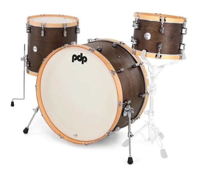 DW PDP Concept Classic 26 Walnut, vista frontale