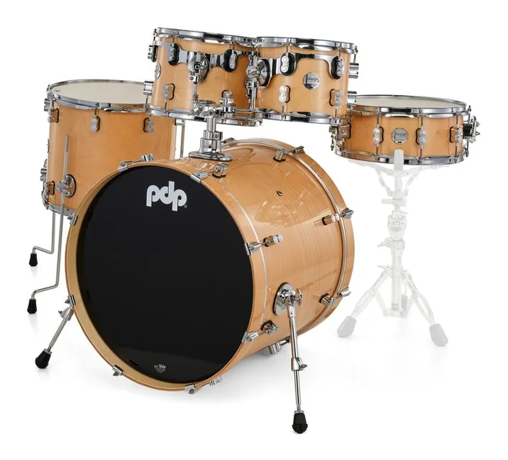 DW PDP Concept Maple 22" Shellset, su sfondo neutro