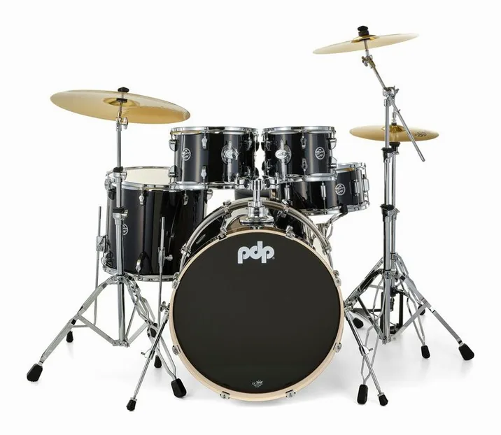 DW PDP MainStage Black Sparkle, su sfondo neutro, photo 2
