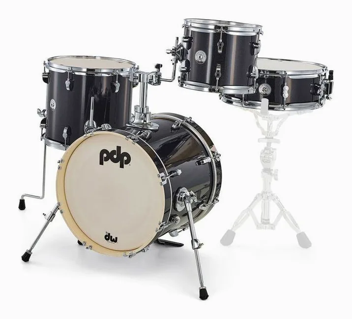 DW PDP New Yorker Set Black Onyx, vista frontale