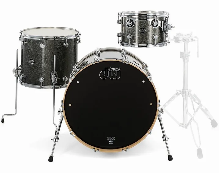 DW Performance Rock 22 Pewter, dettaglio ravvicinato, photo 2