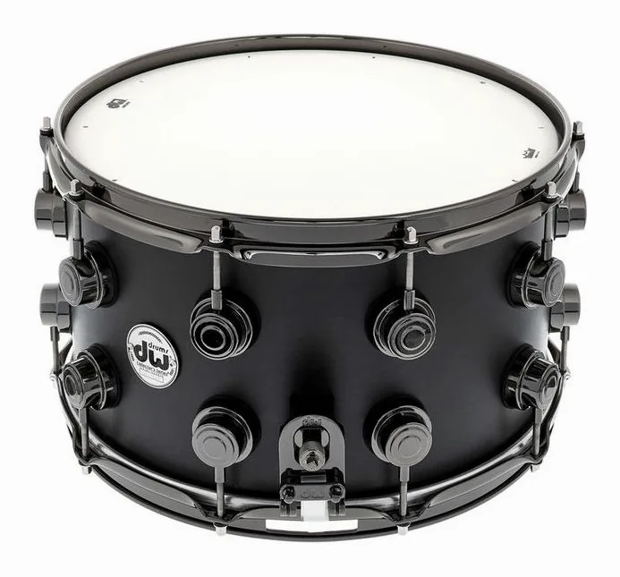 DW Satin Oil 14"x08" Ebony BN, vista frontale, photo 2