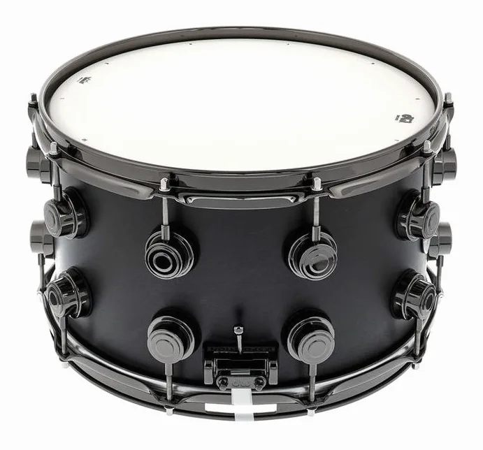 DW Satin Oil 14"x08" Ebony BN, su sfondo neutro, photo 3