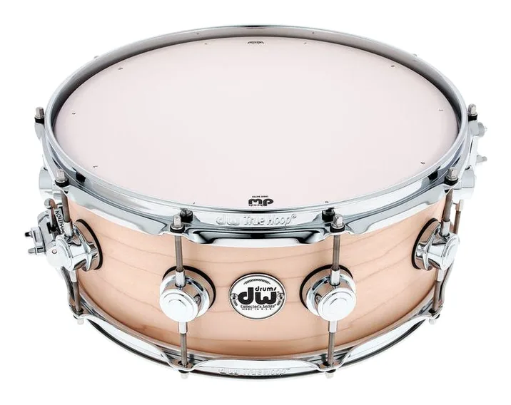 DW Satin Oil 14"x6,5" Snare Nat., vista frontale