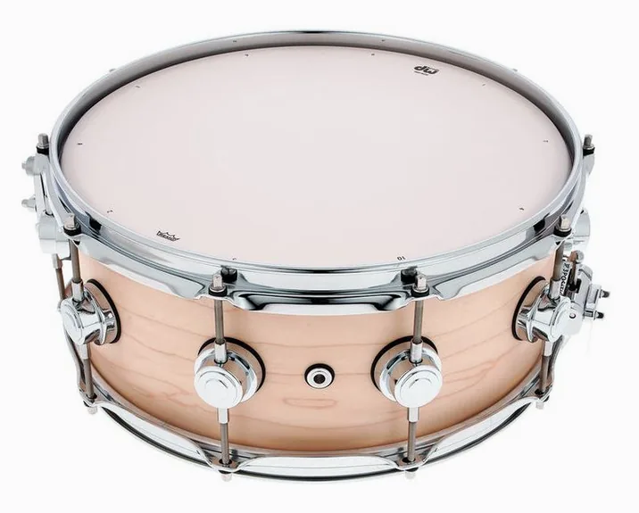 DW Satin Oil 14"x6,5" Snare Nat., su sfondo neutro, photo 4
